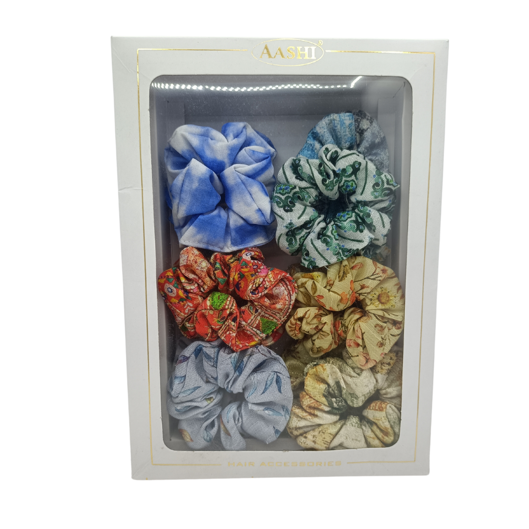 Women's Hair scrunchies cotton cloths 12 pcs