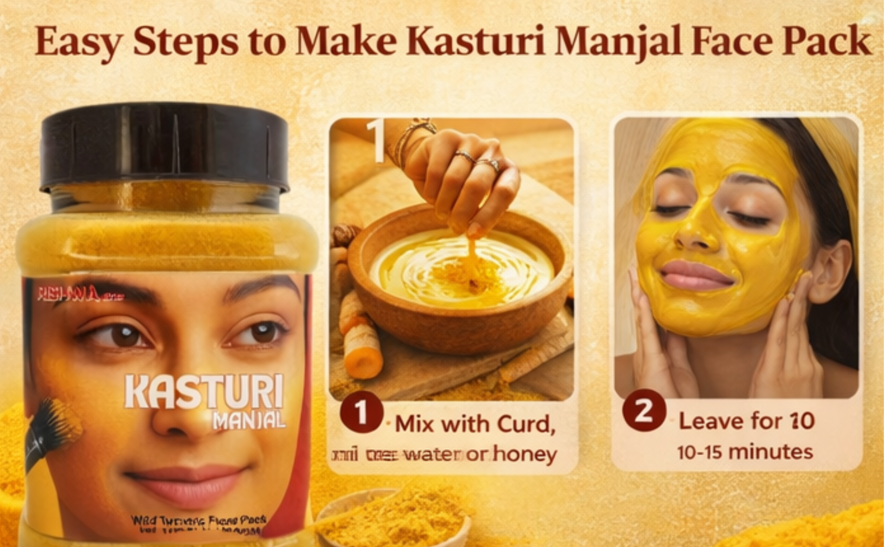 Rishwa Ayur Kasturi Manjal 100gm